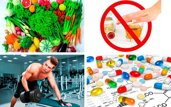 Methode vun der Behandlung vun Prostatitis