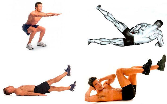 Übungen fir d'Behandlung vu Prostatitis