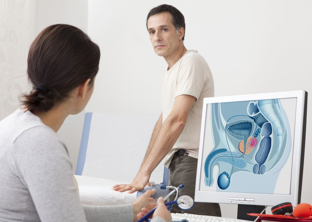 Consultatioun mat engem Spezialist fir chronesch Prostatitis