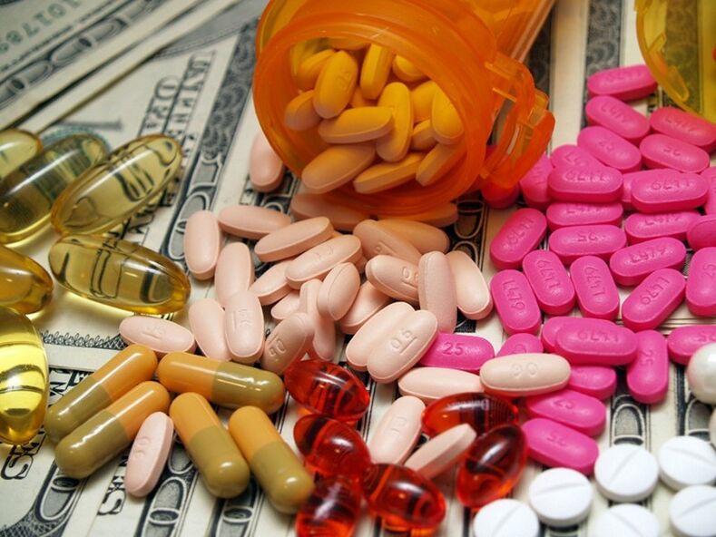 Prostatitis gëtt meeschtens mat Medikamenter a Form vu Pëllen behandelt